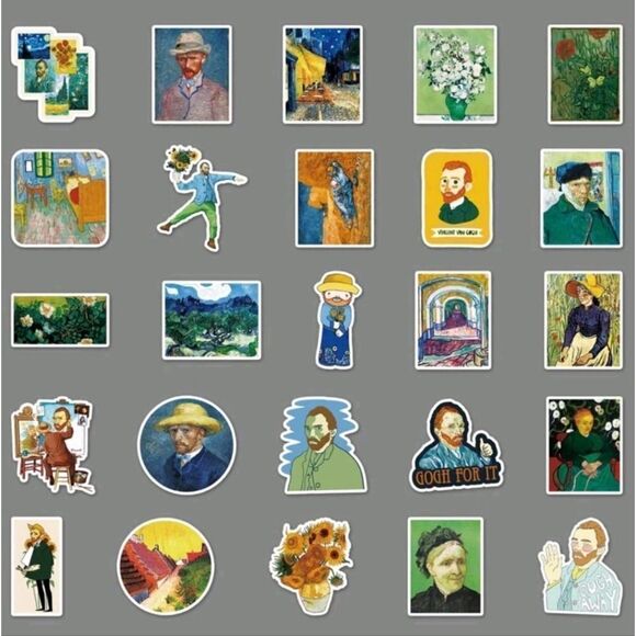 Vincent Van Gogh Stickers - Picture 3 of 5